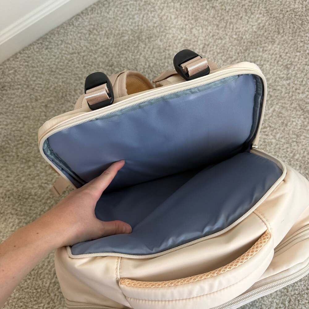 Light Pink Large Back Pack - Picture 5 of 8